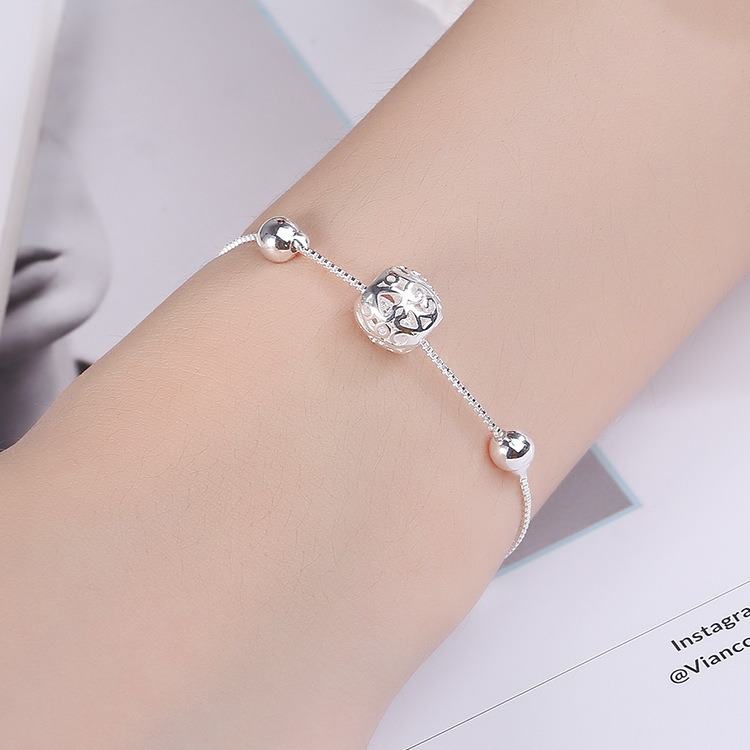 10 designs S925 Silver Bracelet Girls Accessories Exquisite Niche Bracelet Smiley Face Bracelet Multi-Style Design Bracelet Gelang wanita