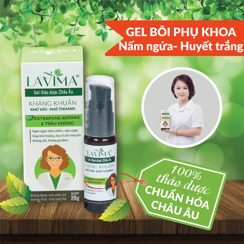 Gel bôi phụ khoa LAVIMA- ngăn ngừa bệnh phụ khoa