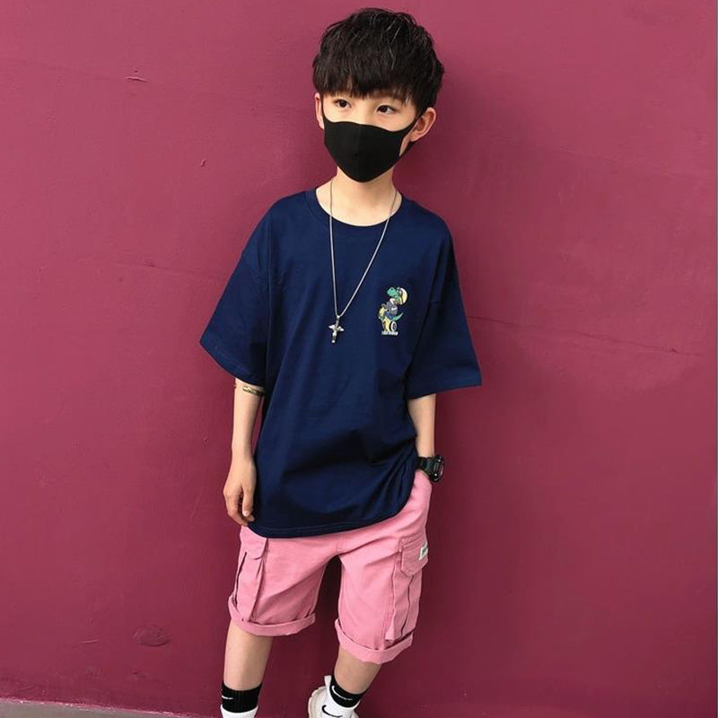 Áo Thun Tay Ngắn In Hình Hoạt Hình Dễ Thương Cho Bé Trai