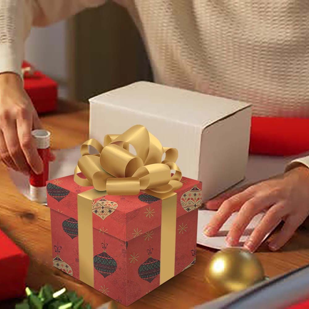 Giấy gói quà thủ công DIY họa tiết bông tuyết Giáng sinh năm mới trang trí Giáng Sinh