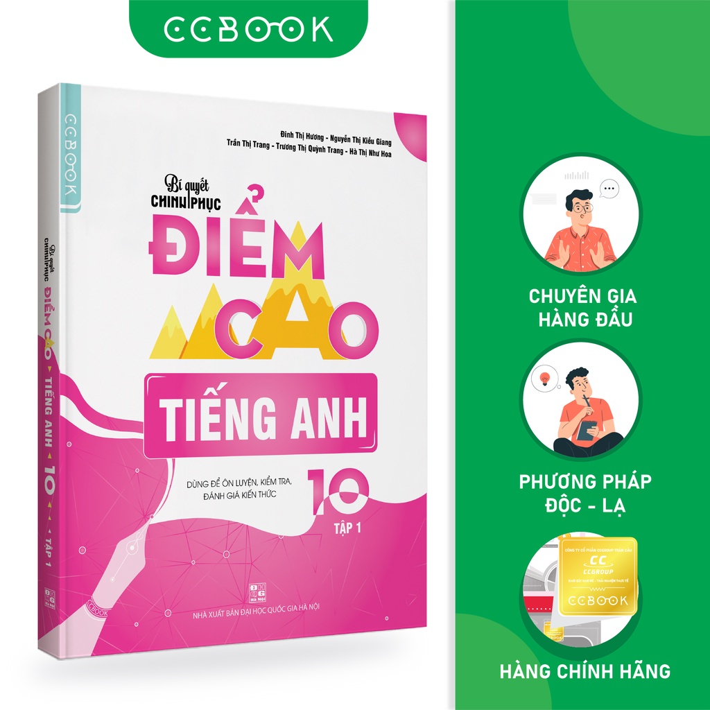 Sách - Bí quyết chinh phục điểm cao tiếng Anh 10 Tập 1 - Tham khảo lớp 10 - Theo chương trình cũ