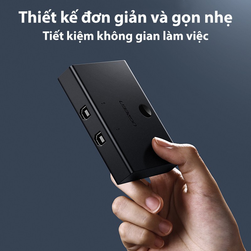 Bộ Chia Máy In 2 Máy Tính Vào 1 Máy In Ugreen 30345  - Hàng Chính Hãng Bảo hành 18 tháng