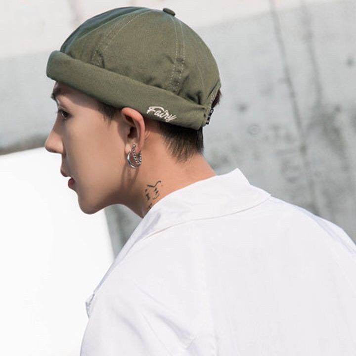 Mũ nón tròn nam nữ unisex Miki kiểu thủy thủ không vành Miki hat Fairy phong cách Retro