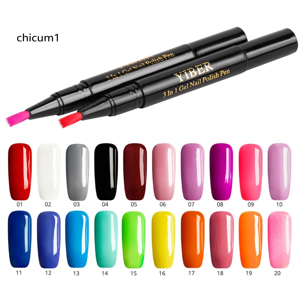 [Hàng mới về] Sơn móng tay gel uv dạng bút nhiều màu sắc bắt mắt