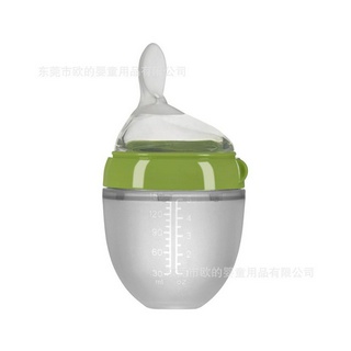 [Siêu rẻ] Núm thìa ăn dặm bình sữa silicon Como 7cm