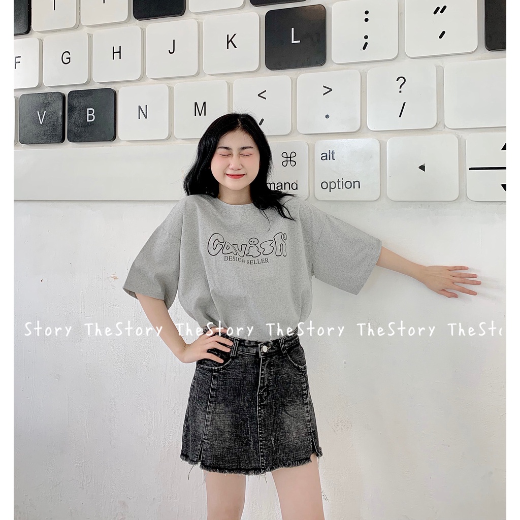 [STR] [ẢNH THẬT SHOP CHỤP] Quần short jean theo kiểu chân váy Q264