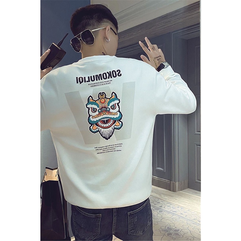 Áo Nỉ Nam - Áo Thu Đông Nam Cổ Tròn Tay Dài Chất Liệu Poly Cao Cấp Mềm Mịn In 3D - TD47 [ Shop Bán Sỉ ]