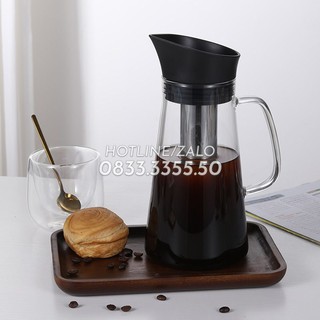 Bình Thủy Tinh Pha Cà Phê Phong Cách Cold Brew 1200ml