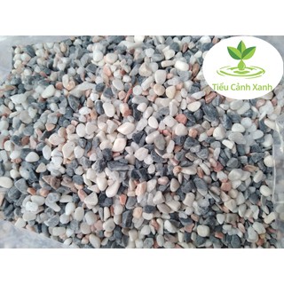 Sỏi 3 màu trang trí tiểu cảnh 200g