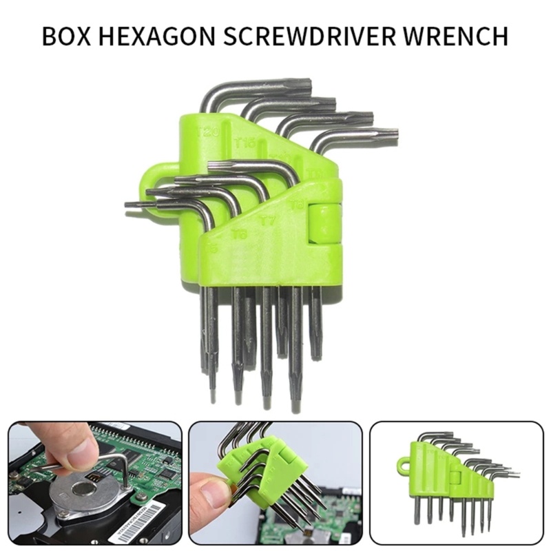 Bộ Cờ Lê Vặn Vít 8 Trong 1 T5 T7T8 T9 T10 T15 T20