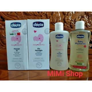Dầu massage Chicco chiết xuất cám gạo 0M+ Chicco 200ml  U