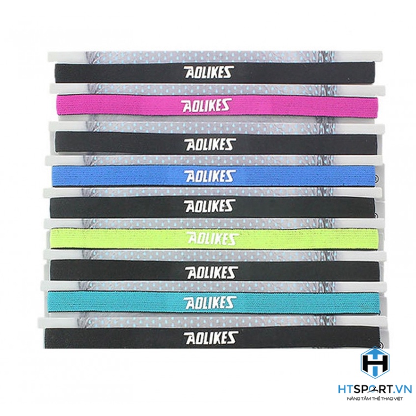 Băng Trán Thể Thao, Băng Đô Tập Gym Thể Hình Nam Nữ Chạy Bộ Tennis Headband Aolikes AL2101