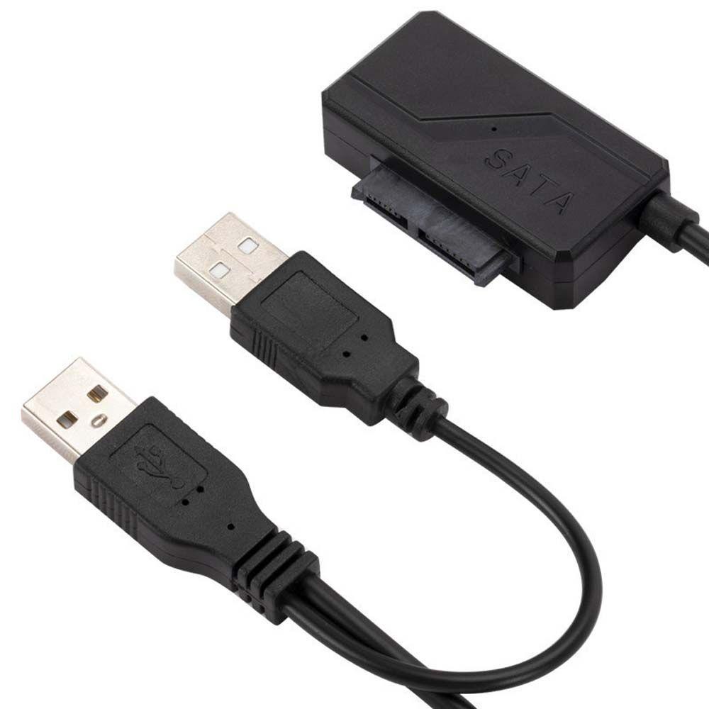 Cáp ChuyểN ĐổI Quang HọC USB2.0 SATA 13 Pin 13 Pin Cho Ổ ĐĩA Cd DVD rom