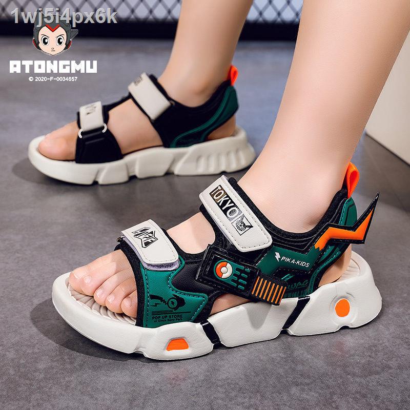 Astro Boy Dép dành cho trẻ em Nam 2021 Mùa hè mới Đẹp trai trung niên Giày đi biển ở trường tiểu học