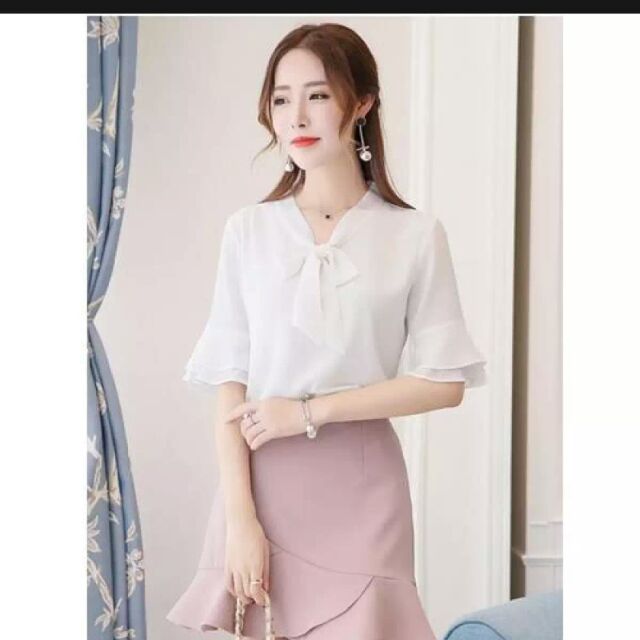 Áo voan tay lỡ