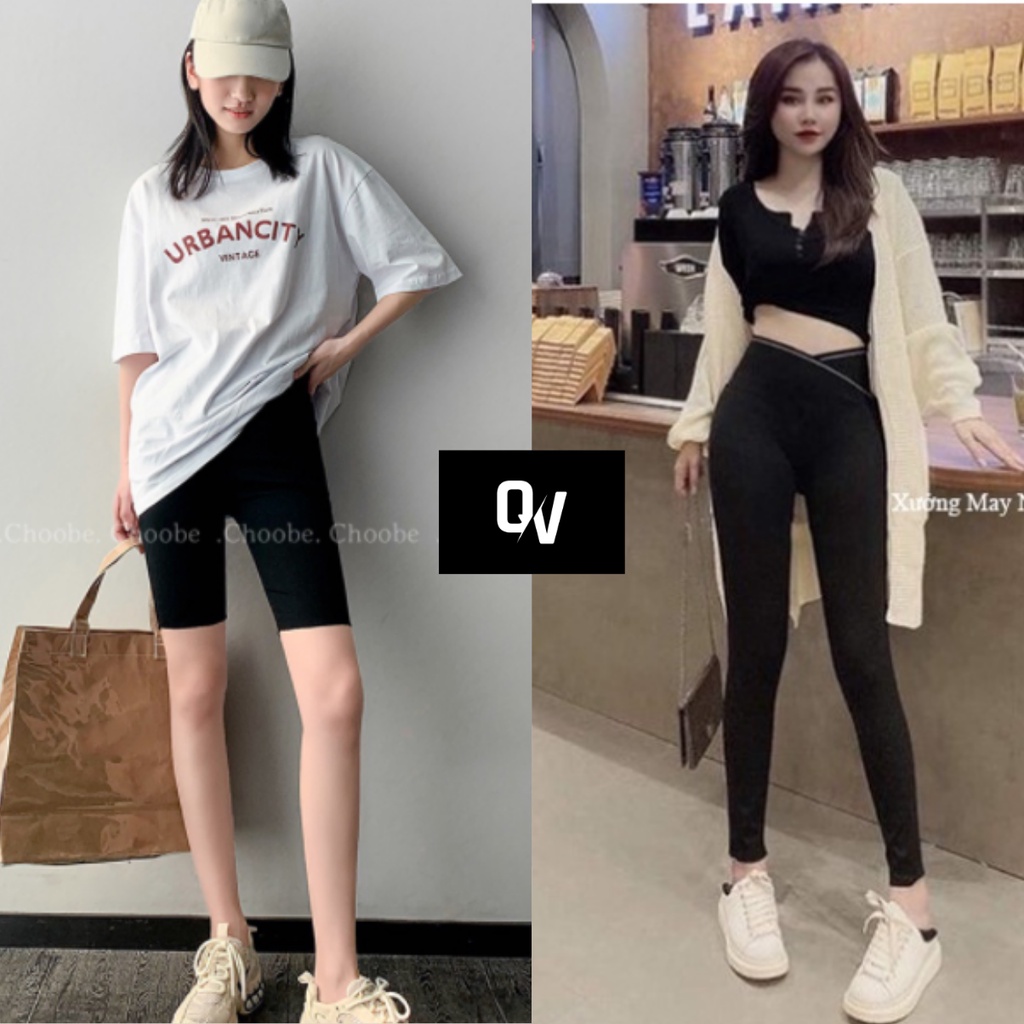 Quần Legging Lửng, Quần Legging Dài Vải Dày Dặn,Siêu Co Dãn Hàng Cao Cấp