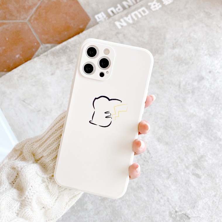 Ốp lưng iphone Pokepoke cạnh vuông in hình viền 6/6plus/6s/6splus/7/7plus/8/8plus/x/xr/xs/11/12/13/pro/max/plus/promax | BigBuy360 - bigbuy360.vn
