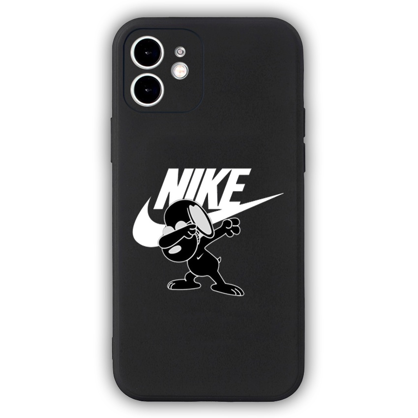 Ốp Lưng Iphone TPU Cạnh Vuông Snoopy N.i.k.e  BVC Iph6/6plus/6s/6splus/7/7plus/8/8plus/x/xs/11/12/pro/13/promax