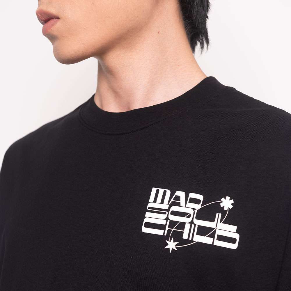 Áo thun Unisex Ngắn tay Cổ tròn 21ST URBAN Uniform Đen
