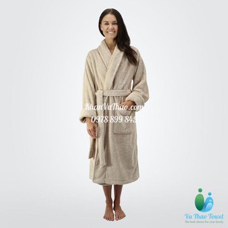 [Xả hàng] Áo choàng tắm xuất dư bông màu dài 100cm phù hợp từ 145cm - 175cm