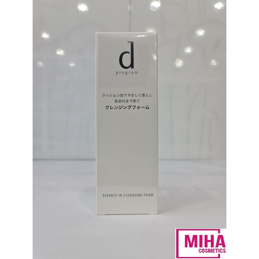 Sữa Rửa Mặt Tạo Bọt Làm Sạch Và Cung Cấp Ẩm Da D-Program Essence In Cleansing Foam 120g Nhật Bản
