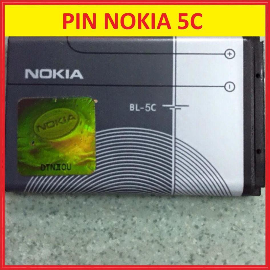 Pin Nokia BL 5C loại xịn - Loại 1 - 2ic - Dùng cho nhiều dòng Nokia 105, 106, 107, 108, 100, 101, 110, 1200, 1202, 1280