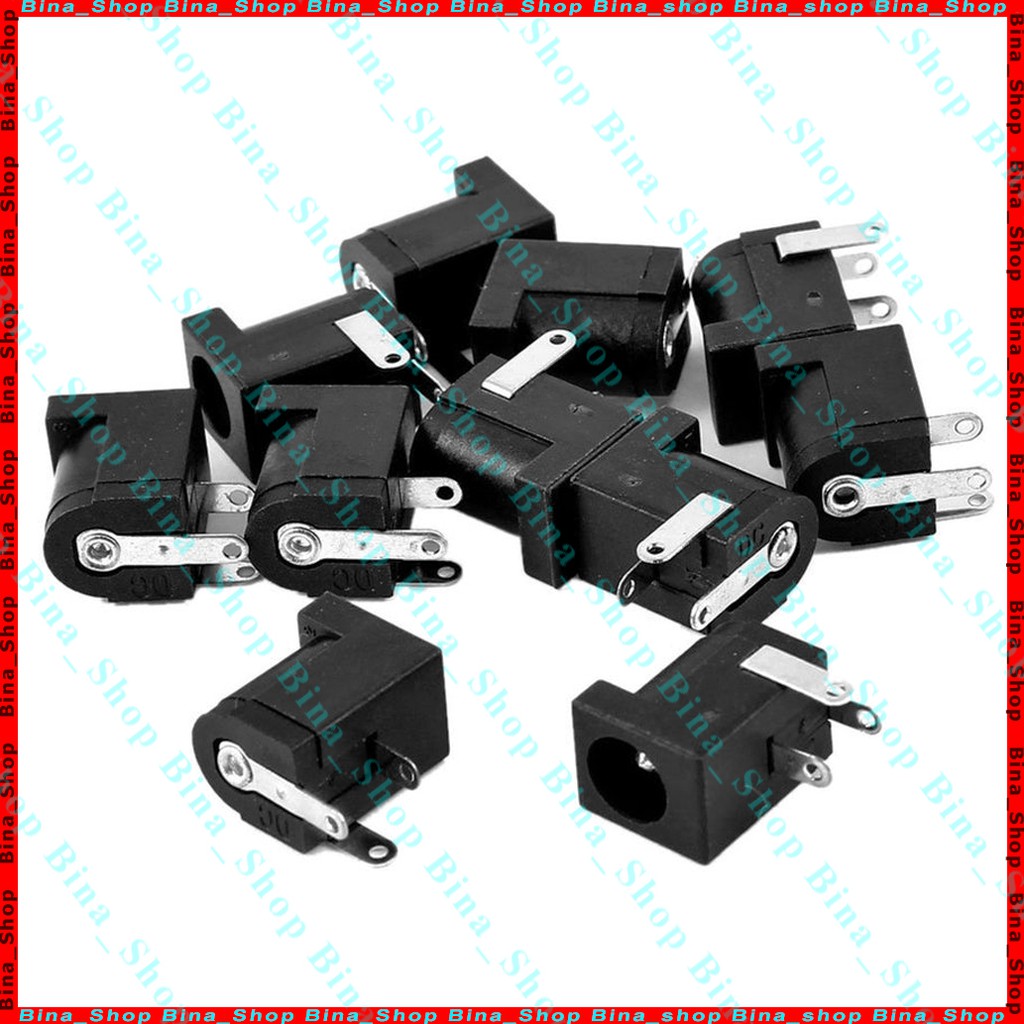 [10 cái] Jack DC 5.5x2.1 vuông (jack cái)