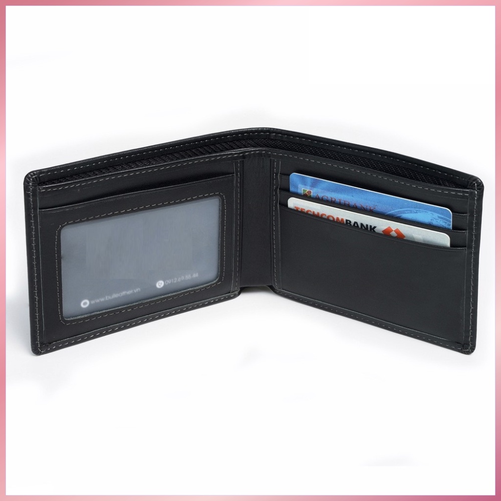 Ví Nam Da Cao Cấp Bỏ Túi Gọn Nhẹ, Bóp Nam Bền Đẹp - TRONBO -  Henry_official