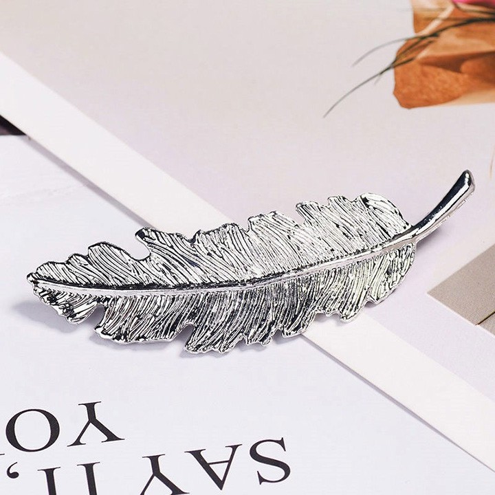 Kẹp tóc Hàn Quốc kim loại vintage hình lá retro cổ điển sang trọng ulzzang girl youngcityshop 30.000