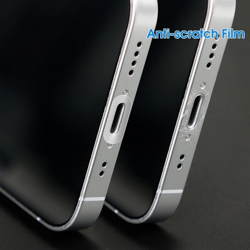 Combo 10 Miếng Dán Chống Trầy Cho Cổng Sạc Ip Android Type-C