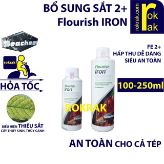 Flourish iron seachem | phân nước bổ sung sắt 2 - lên màu đỏ cho cây thuỷ sinh