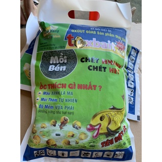 Thuốc diệt ốc sên, ốc bưu vàng Toxbait 60AB 1Kg mồi bén ốc chết nhanh - Gói 1kg