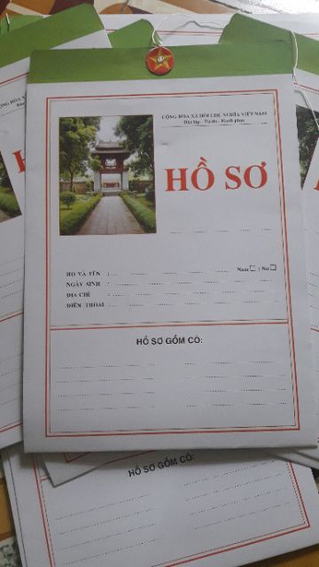 Vỏ hồ sơ xin việc , giấy duplex 230gsm