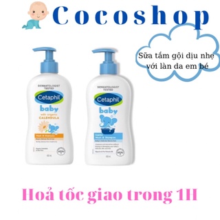 ( date 2026)Sữa tắm gội Cetaphil babby wash & shampo 400ml