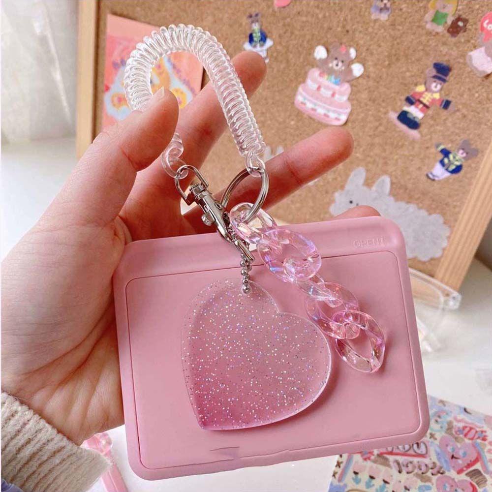 Vỏ Đựng Thẻ Kèm Móc Khóa Chống Thấm Nước Thiết Kế Xinh Xắn Tiện Dụng