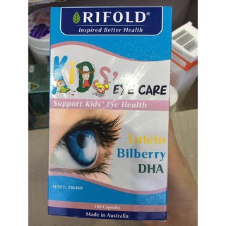 [Hàng Air] Viên bổ mắt Kids eye Rifold 60 viên.