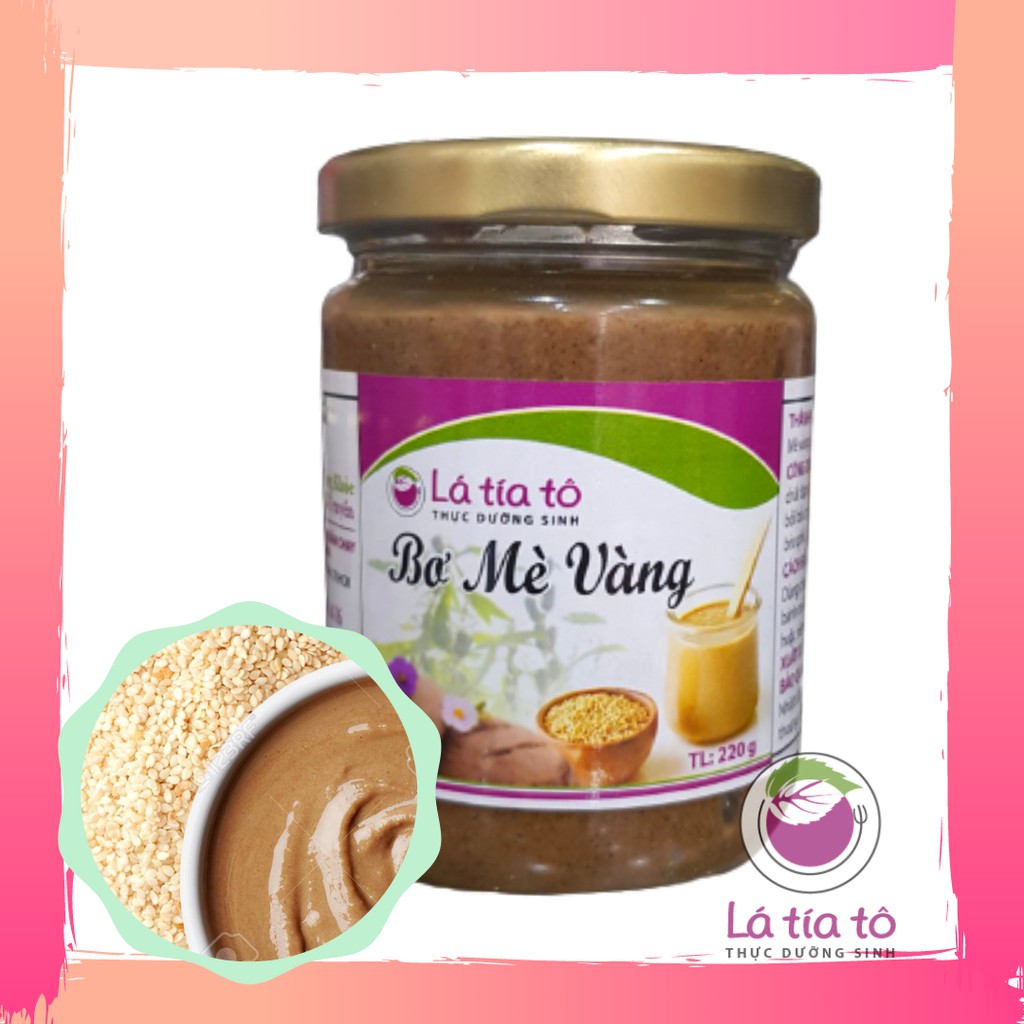 BƠ MÈ VÀNG NGUYÊN CHẤT 220gr - LÁ TÍA TÔ