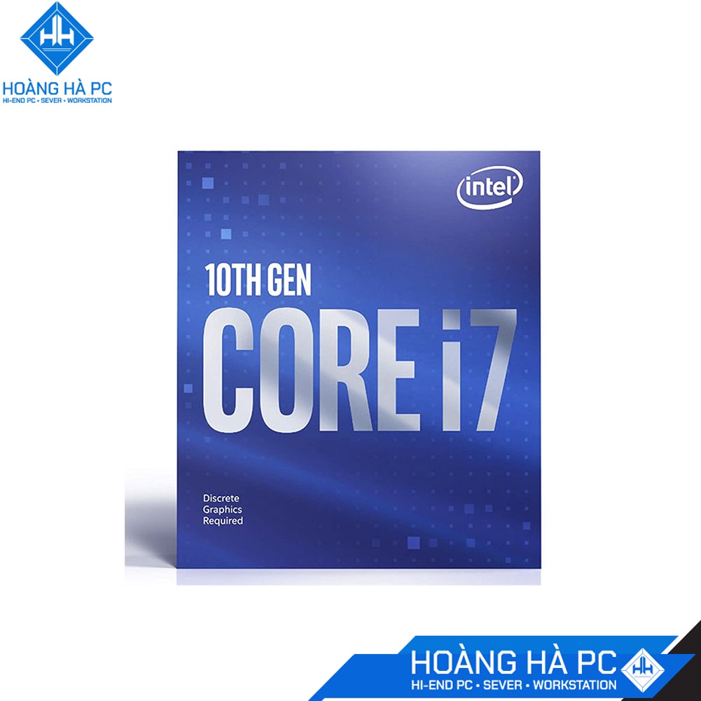 Chíp vi xử lý INTEL Core i7-10700F (2.90GHz Turbo Up To 4.80GHz, 8 Nhân 16 Luồng, Comet Lake-S)