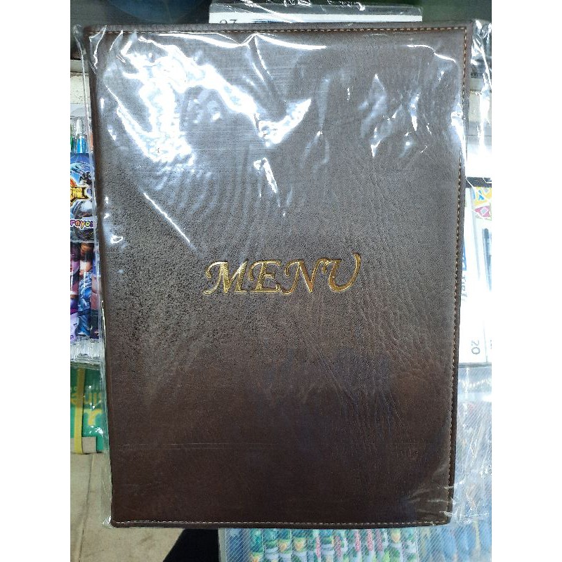 combo 35 quyển menu bìa da A4.