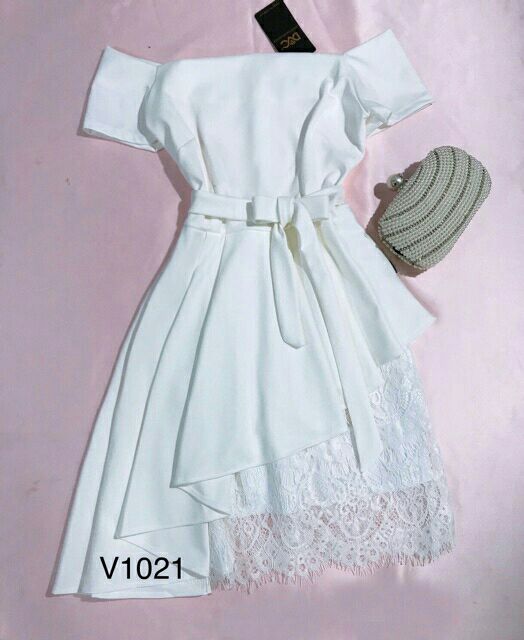 Váy trễ vai vạt chéo kèm video ảnh thật, váy dự tiệc sang chảnh | BigBuy360 - bigbuy360.vn