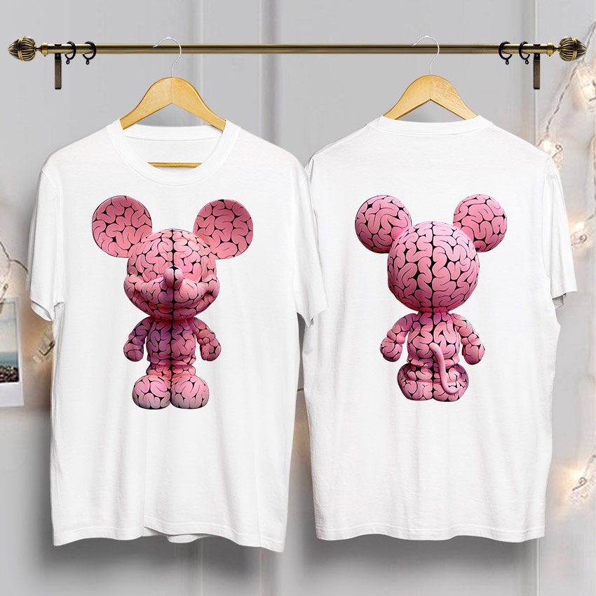 Áo Thun Thiết Kế BEEBEE 100% Cotton Mickey's All Brains-MAB001