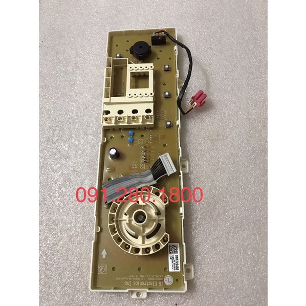 Bo mạch hiển thị máy giặt LG 7800 đời phím thấp chính hãng