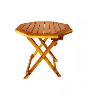 Bàn cafe mini hình bát giác gỗ tràm cao cấp