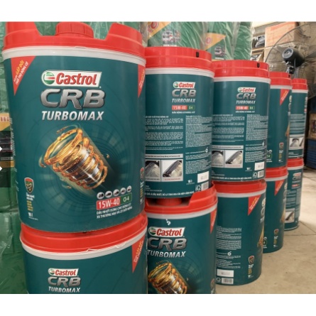 Nhớt Castrol CRB Turbomax 15W40 20W50 CI-4 18L