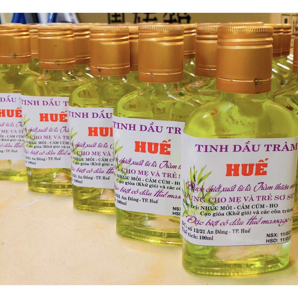 Tinh dầu tràm Huế nguyên chất loại 1 (100ML)