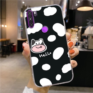 ỐP LƯNG DẺO TRONG VSMART ACTIVE 3,  IN HÌNH CHÚ BÒ SỮA DỄ THƯƠNG