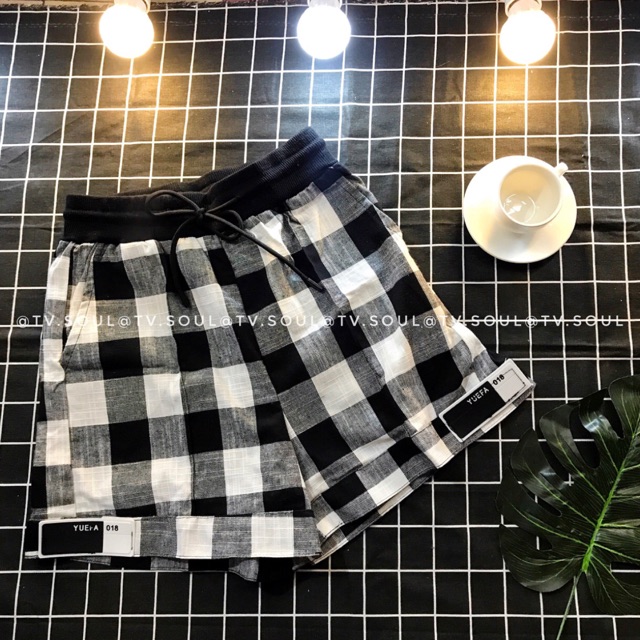 Checked Shorts