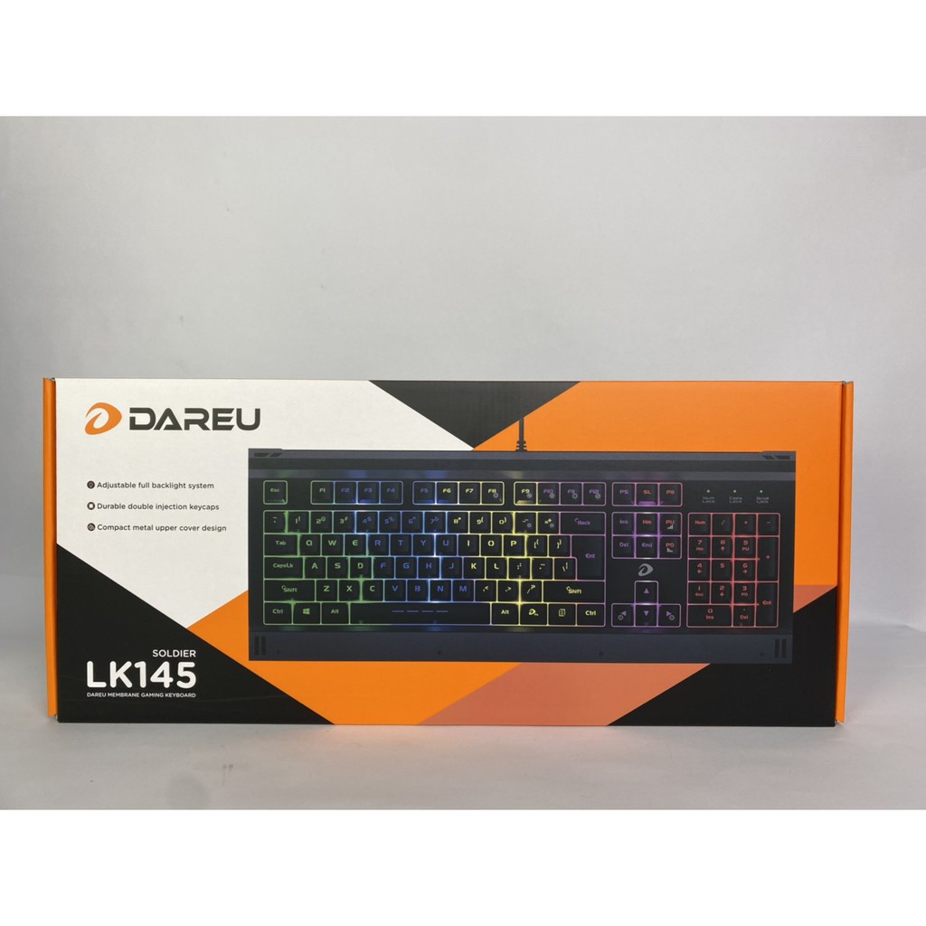 Bàn phím có dây giả cơ Dareu LK145 có Led chuyên PC Gaming chính hãng Dareu bảo hành 24 tháng