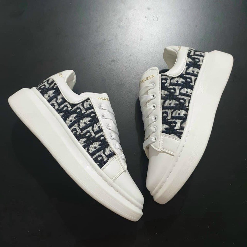 Giày thể thao , giày dior độn đế mc queen màu trắng nam nữ mẫu sneaker cổ thấp giá rẻ pha cực đẹp nhập khẩu 1990store | BigBuy360 - bigbuy360.vn