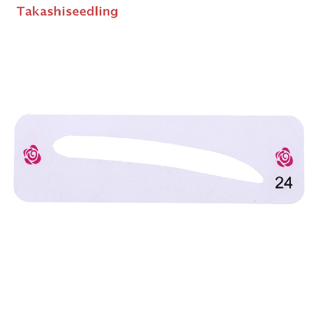 Set 24 Khuôn Kẻ Lông Mày Tiện Dụng Chất Lượng Cao Thẻ